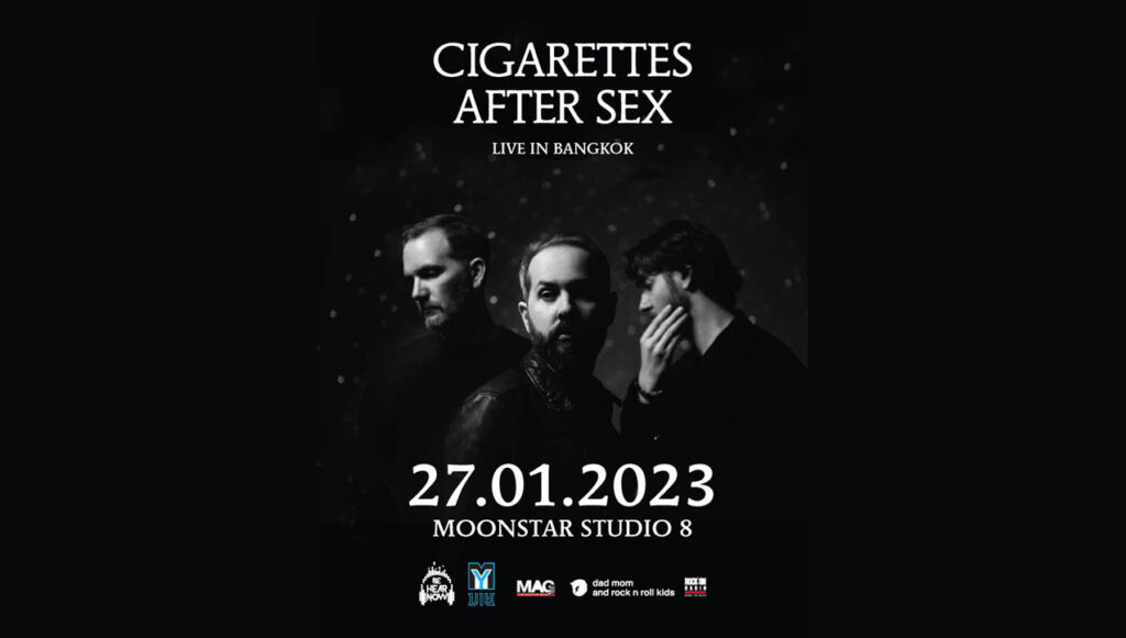 Cigarettes After Sex Asia 2023 Tour Live in Bangkok